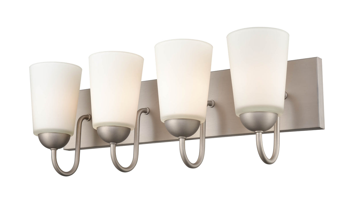 21.5'' Ivey Lake Satin Nickel 4 Light Bath Vanity