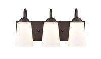 16'' Ivey Lake Rubbed Bronze 3 Light Bath Vanity