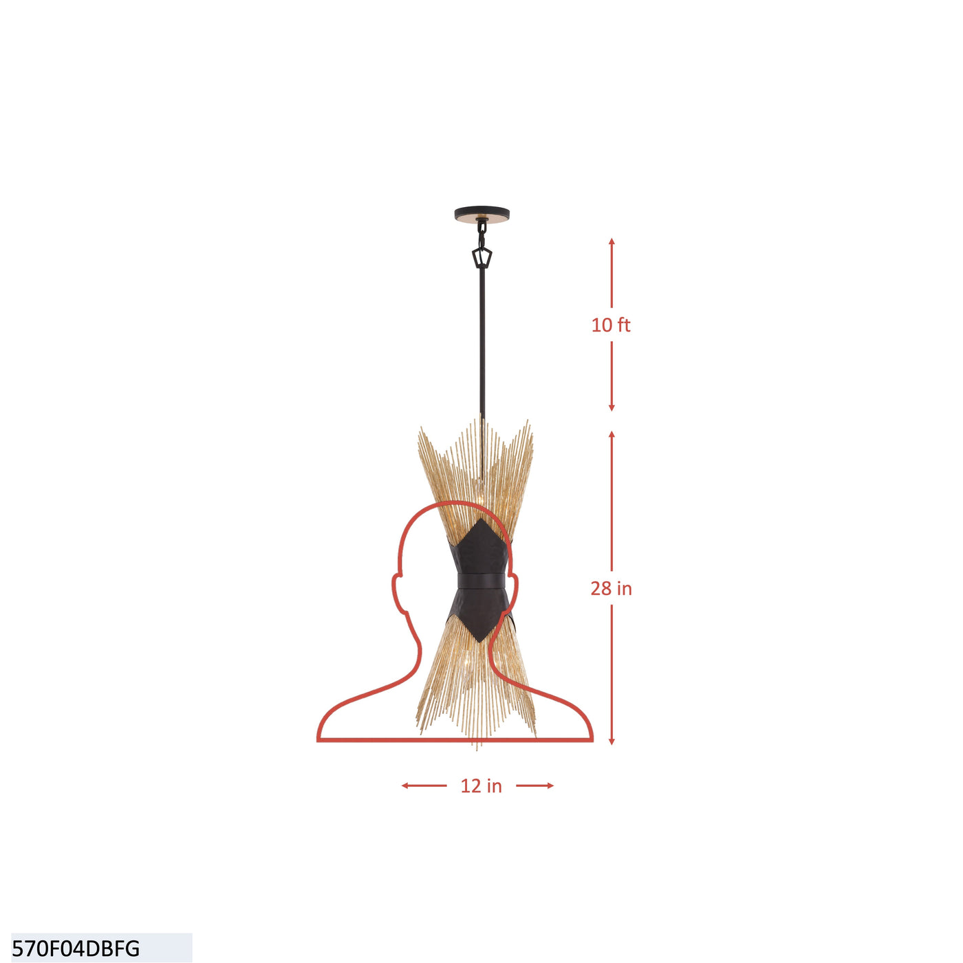 Aristocrat 4 Light Foyer Pendant