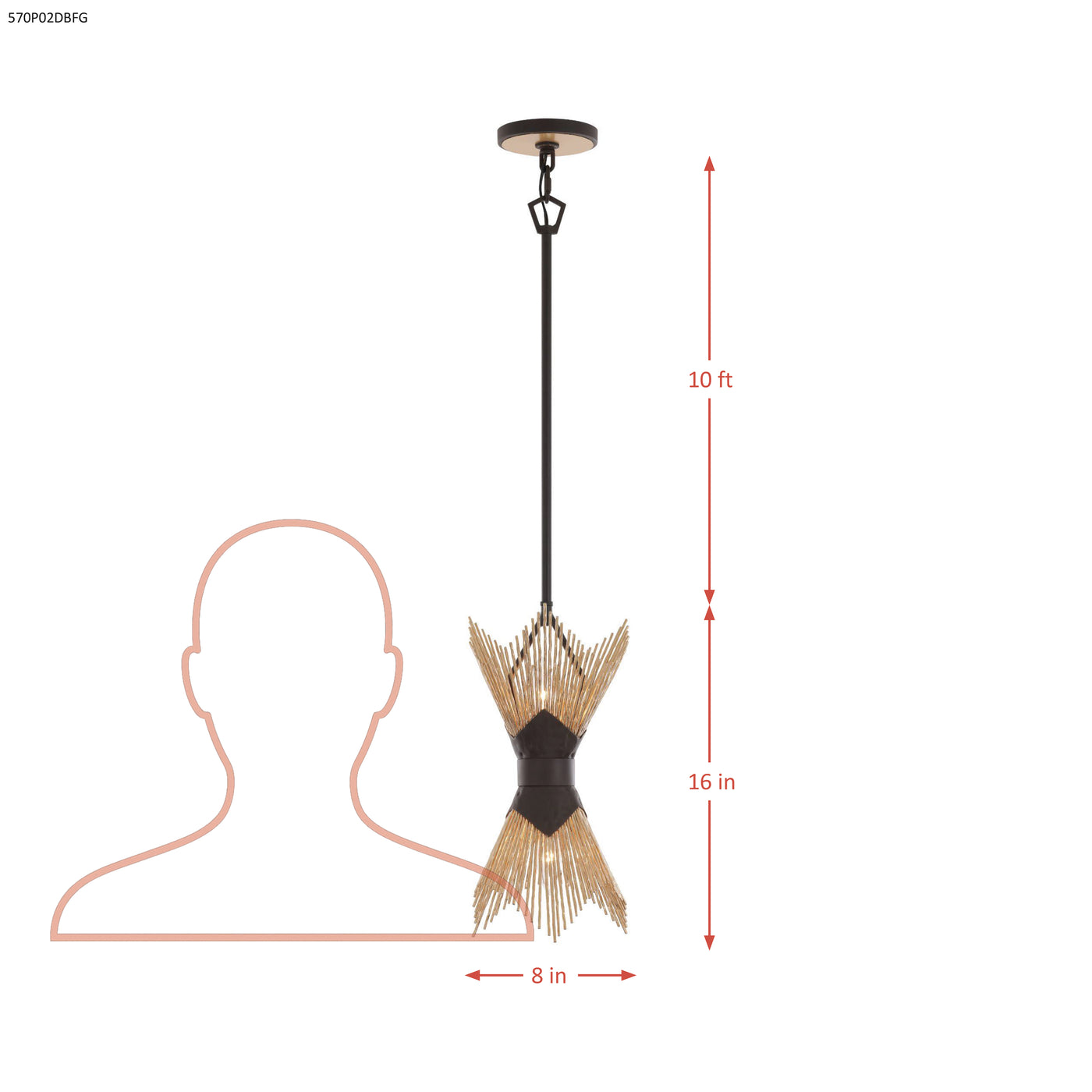 Aristocrat 2 Light Mini Pendant