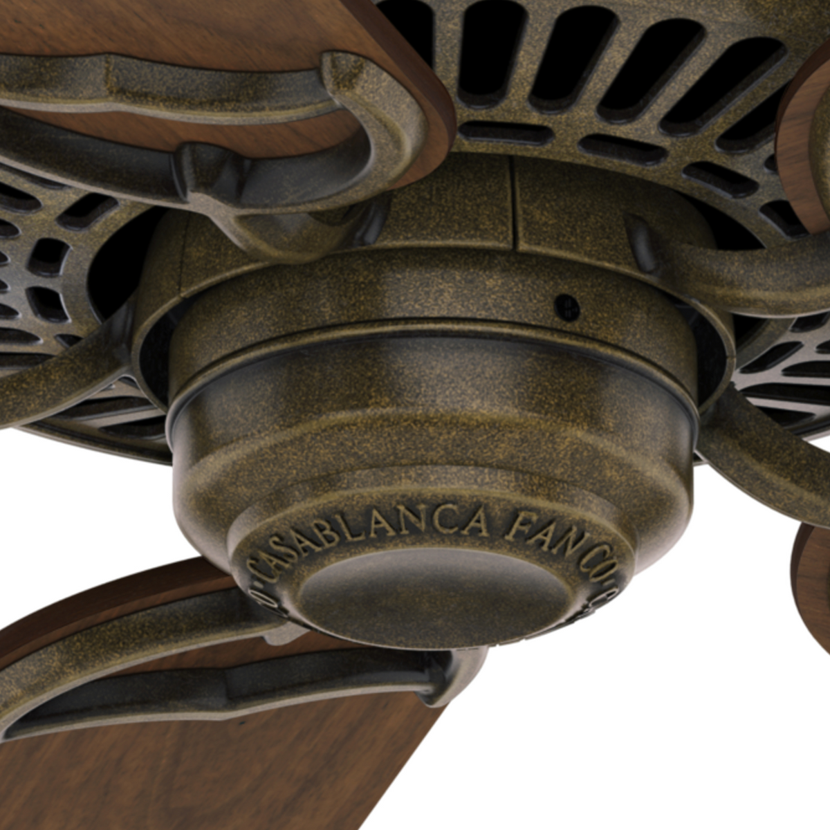Casablanca 54 inch Panama Aged Bronze Ceiling Fan and Wall Control