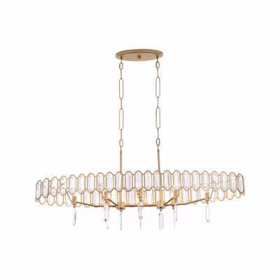 Drama Club 8 Light Linear Pendant