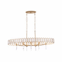 Drama Club 8 Light Linear Pendant