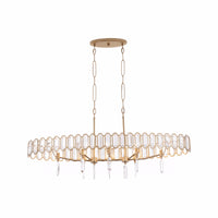 Drama Club 8 Light Linear Pendant