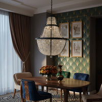 Crystal Baller 12 Light Leaded Crystal Empire Pendant
