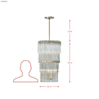 Lila 6 Light Pendant