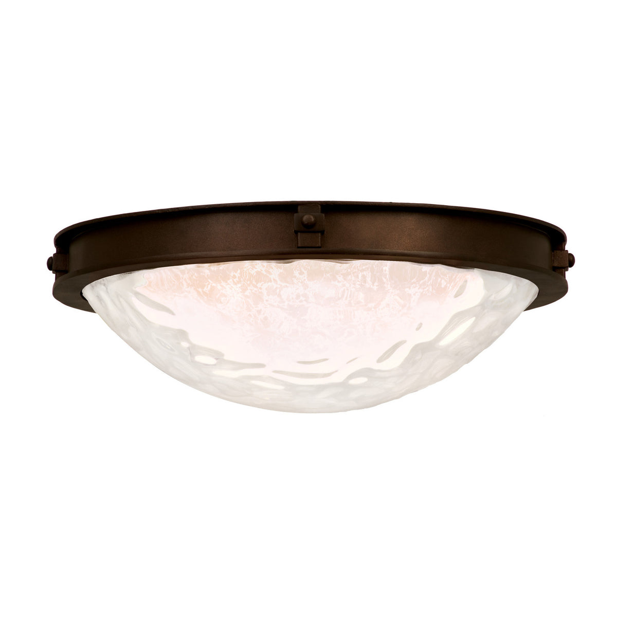 7.2'' Newport 1 Light Satin Bronze Flush Mount