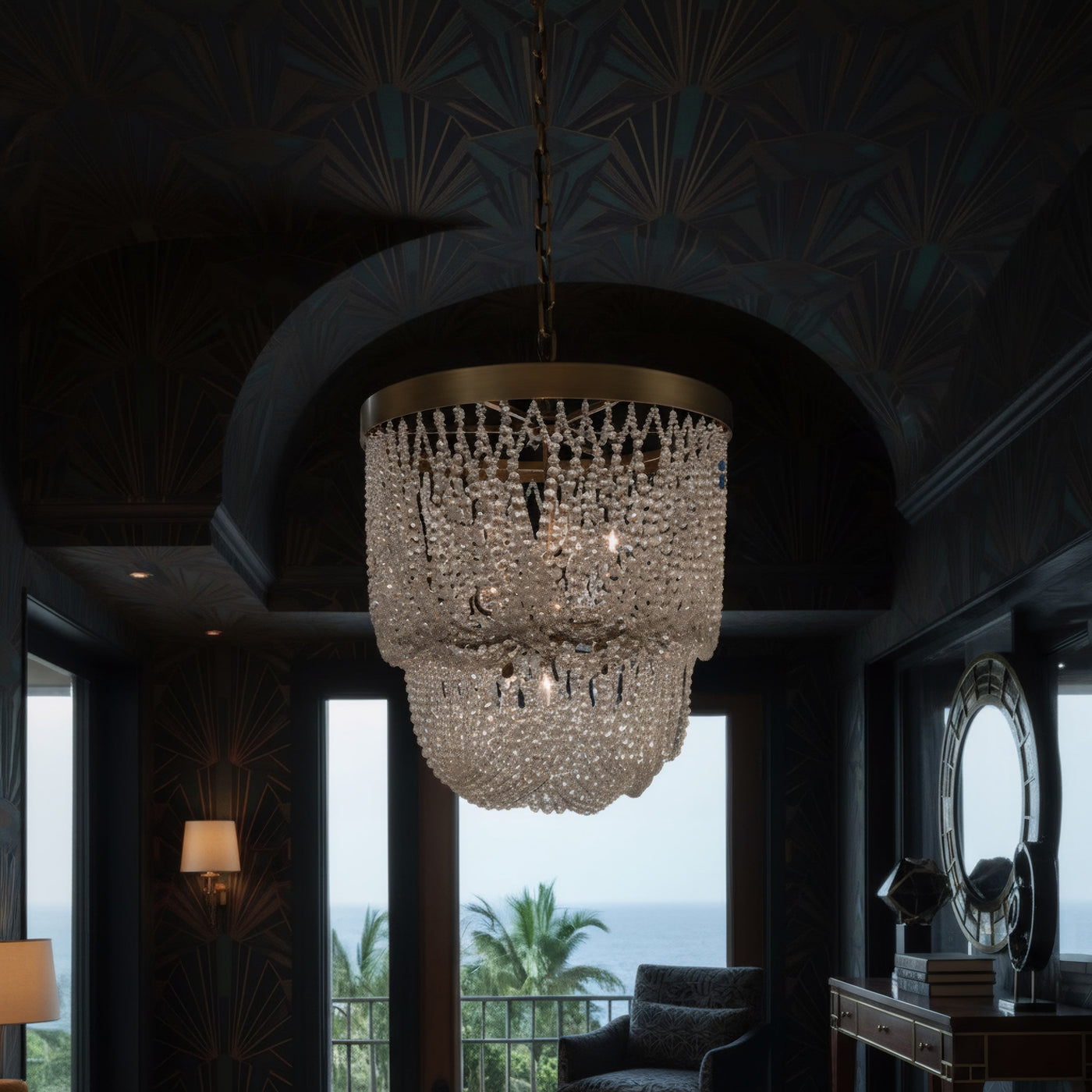 Solaire 6-lt Pendant