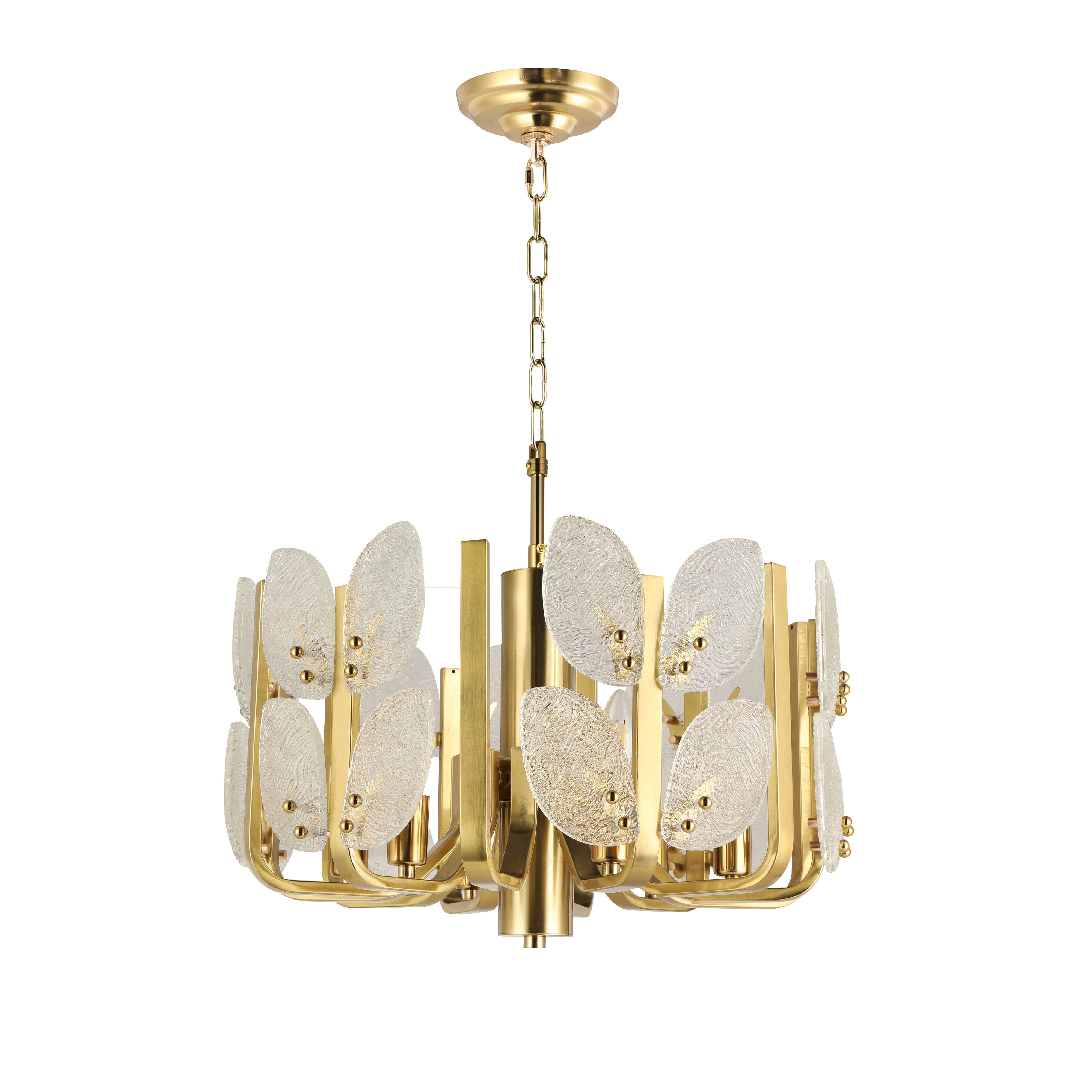 Brass Tax 6 Light Chandelier