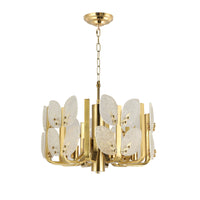 Brass Tax 6 Light Chandelier