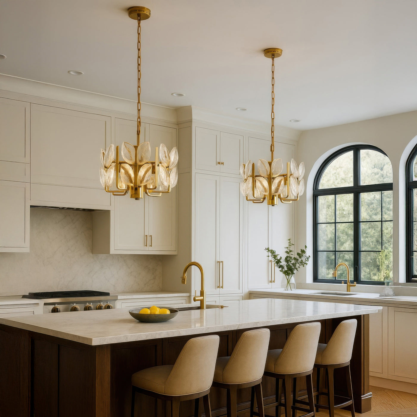 Brass Tax 6 Light Chandelier