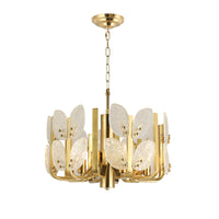 Brass Tax 6 Light Chandelier