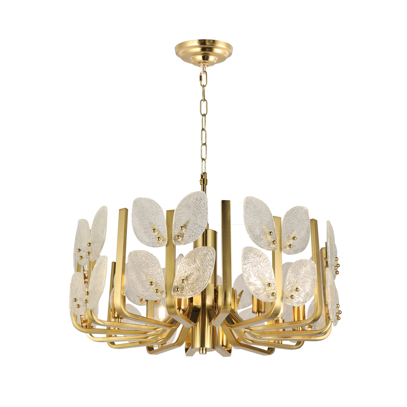 Brass Tax 8 Light Chandelier
