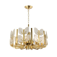Brass Tax 8 Light Chandelier