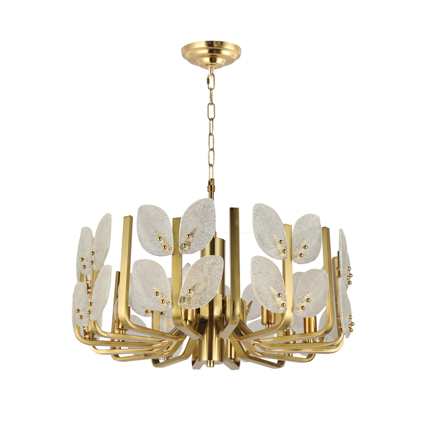 Brass Tax 8 Light Chandelier