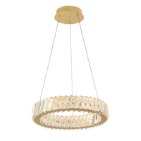 Golden Ratio 16 inch LED Crystal Pendant
