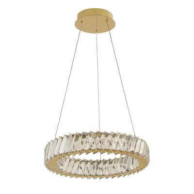 Golden Ratio 16 inch LED Crystal Pendant