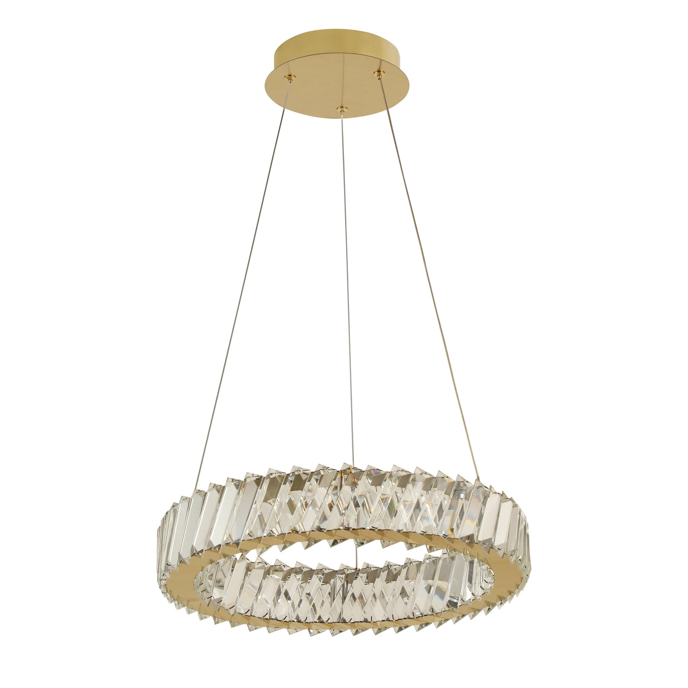Golden Ratio 16 inch LED Crystal Pendant