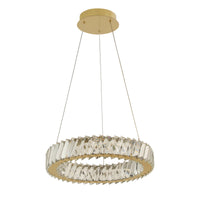 Golden Ratio 16 inch LED Crystal Pendant