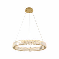 Golden Ratio 24 in LED Crystal Pendant