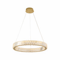 Golden Ratio 24 in LED Crystal Pendant