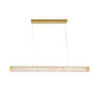 Golden Ratio 43 in LED Crystal Linear Pendant