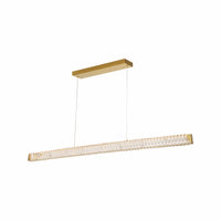 Golden Ratio 59 in LED Crystal Linear Pendant