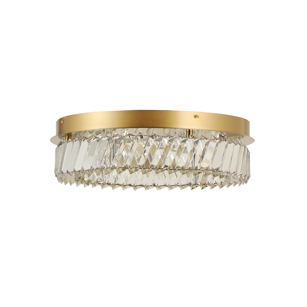 Golden Ratio 16 inch LED Crystal Flush Mount