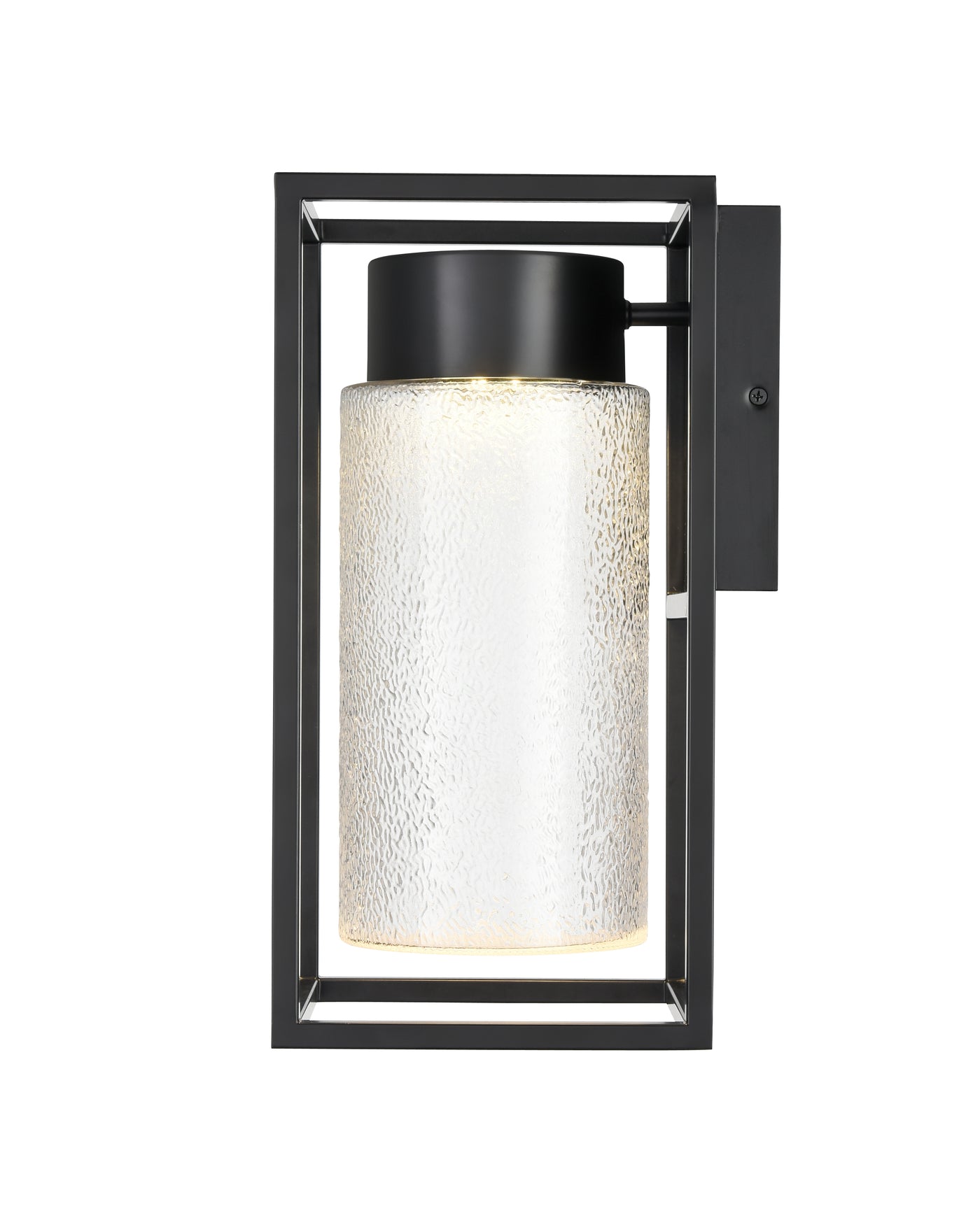 7.68''  Powder Coated Black  Light Wall Sconce