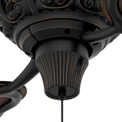 60 inch 1886 Limited Edition Midas Black Ceiling Fan and Pull Chain