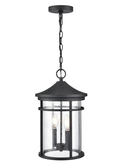 17.5'' Namath Textured Black 2 Light Hanging Lantern