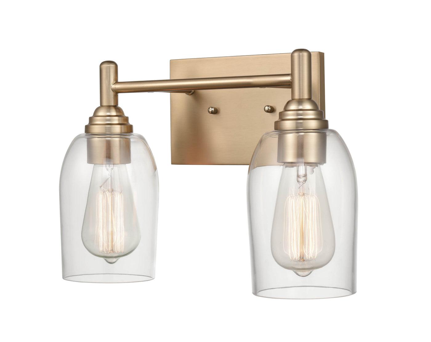 13.25'' Arlett Modern Gold 2 Light Bath Vanity