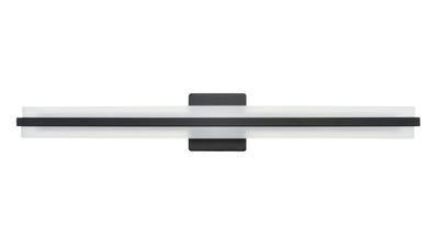 32'' Troy Matte Black  Vanity Light