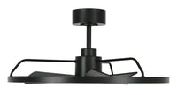 28 Inch 1 Light LED DC Black Fan with Remote