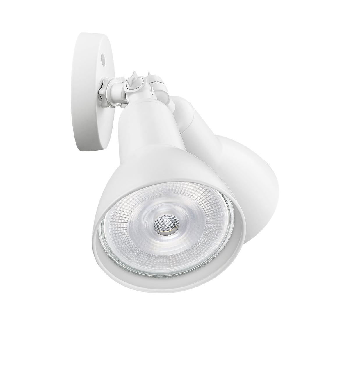 5.25''  Matte White 2 Light Flood Light