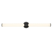 36'' Trumann Matte Black 1 Vanity Light