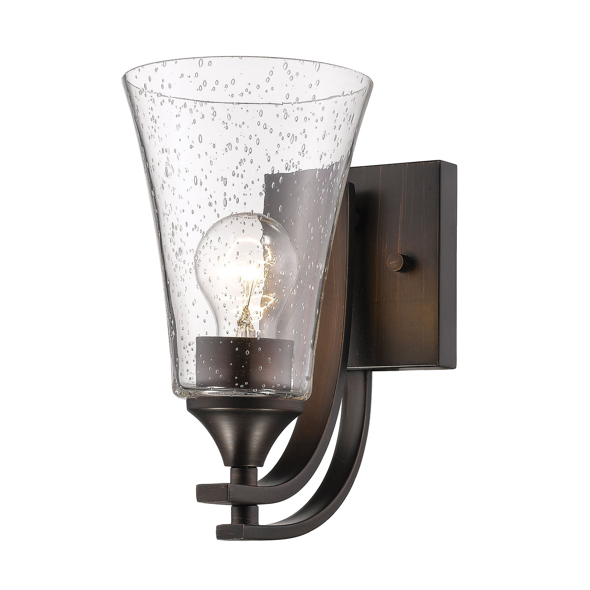 5'' Natalie Rubbed Bronze 1 Light Wall Sconce