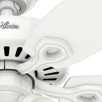 42 inch Builder Snow White Ceiling Fan with LED Light Kit