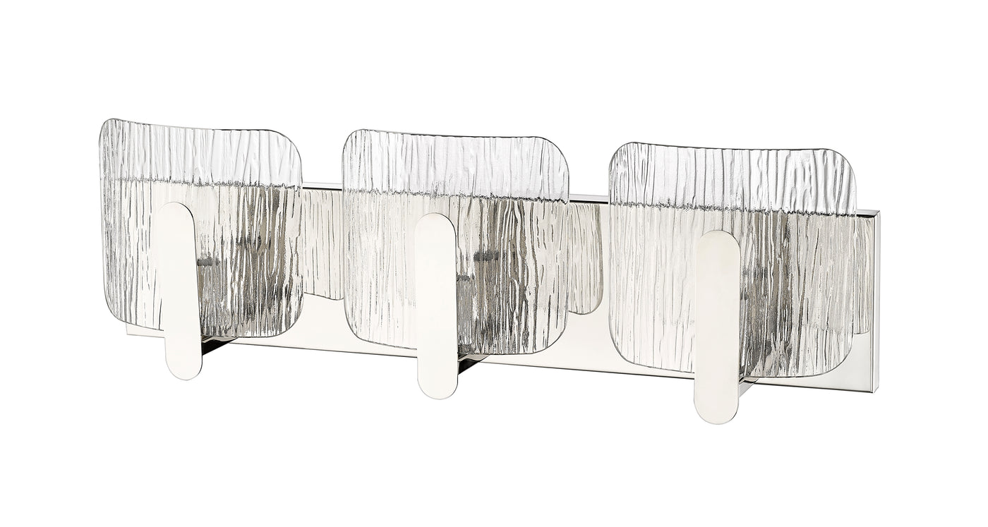 24'' Rimini Polished Nickel 3 Light Bath Vanity