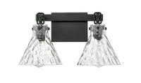 16.25'' Barlon Matte Black 2 Light Bath Vanity