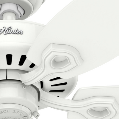 52 inch Builder Snow White Ceiling Fan and Pull Chain