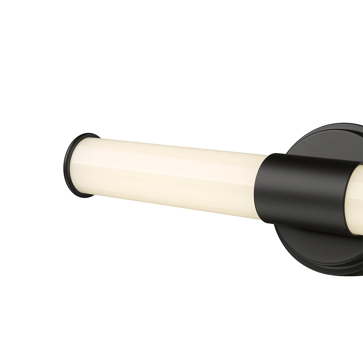 18'' Trumann Matte Black 1 Vanity Light
