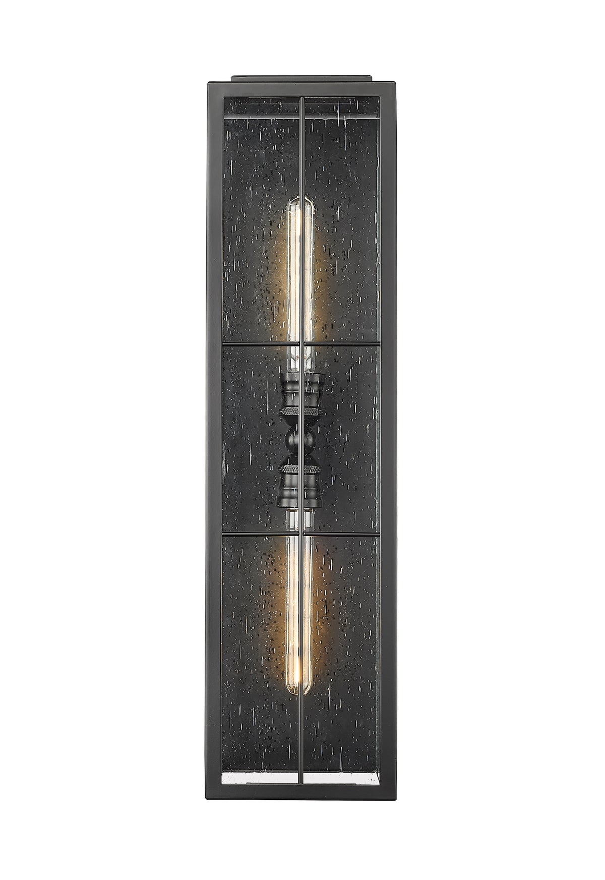 7.5'' Jaxson Powder Coated Black 2 Light Wall Sconce