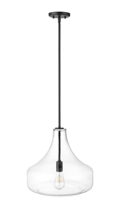 16'' Madelynn Matte Black 1 Light Pendant