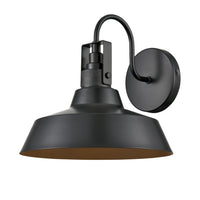 10'' Axell Powder Coated Black 1 Light Wall Sconce
