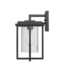 14.13-inch Adair Powder Coated Black 1-Light Outdoor Wall Sconce