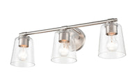 24.5''  Brushed Nickel 3 Light Bath Vanity