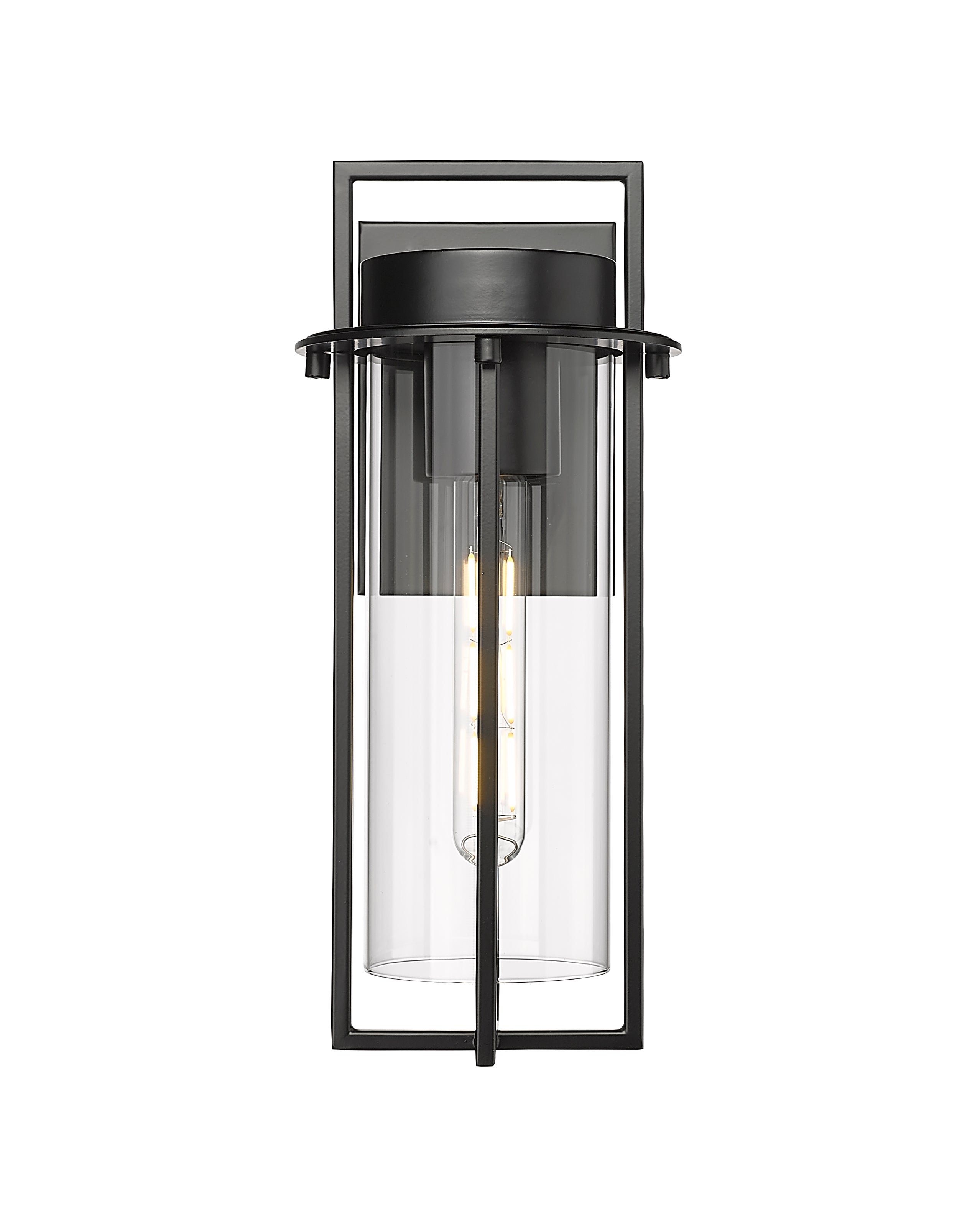 6'' Russell Powder Coated Black 1 Light Wall Sconce