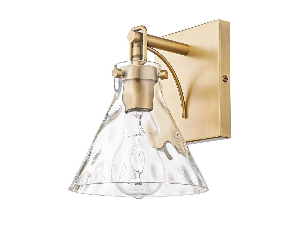 7.13'' Barlon Vintage Brass 1 Light Wall Sconce