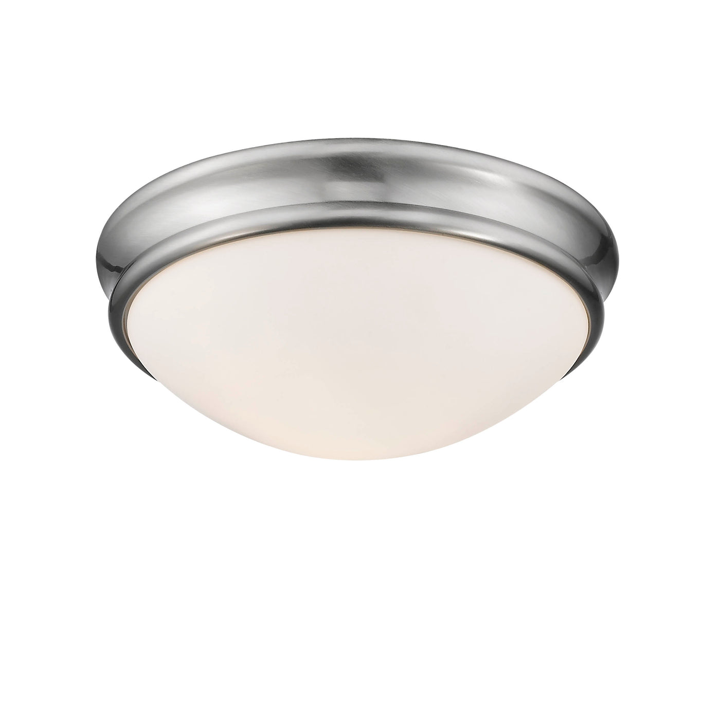 4'' Baumann Brushed Nickel 1 Light Flush Mount